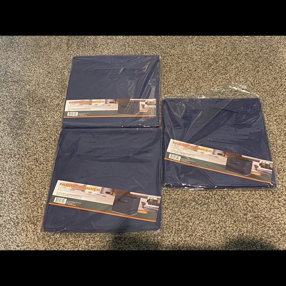 ⛔️SOLD⛔️Fabric Storage Bin Bundle